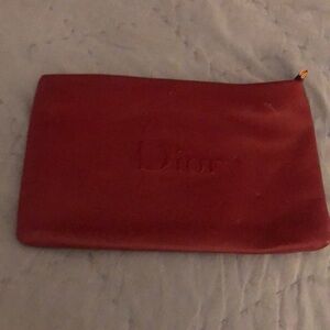 Dior makeup bag